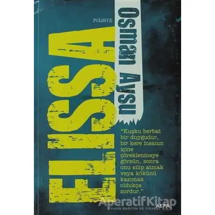 Elissa - Osman Aysu - Alfa Yayınları