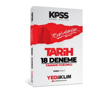 Yediiklim 2024 Kpss Tonyukuk Tarih Tamamı Çözümlü 18 Deneme