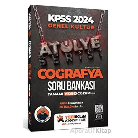 Yediiklim 2024 KPSS Atölye Serisi Tamamı Video Çözümlü Coğrafya Soru Bankası