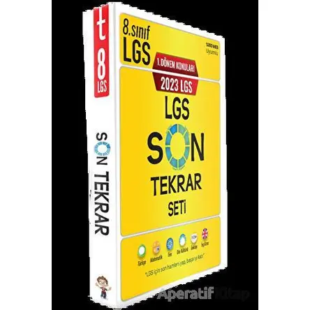 Tonguç 2023 8. Sınıf LGS 1. Dönem Son Tekrar Seti
