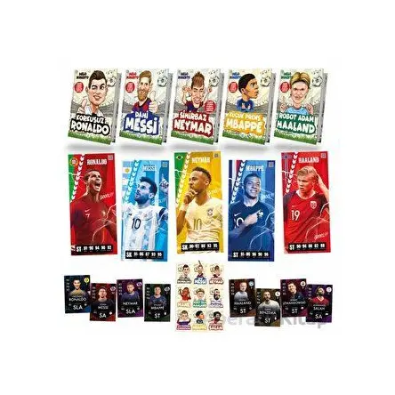 Efsane Futbolcular (Ciltli 5 Kitap Takım) - Diego Roberto - Dokuz Çocuk