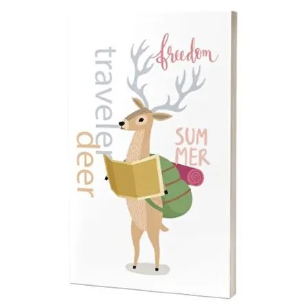 Gezgin Geyik - Süresiz Ajanda - Eğiten Kitap