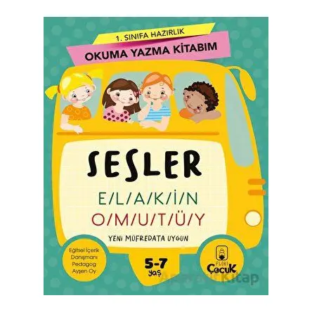 1. Sınıfa Hazırlık Okuma Yazma Kitabım Sesler - Kolektif - Floki Çocuk