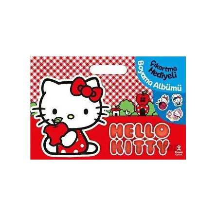 Hello Kitty Çıkartma Hediyeli Boyama Albümü - Kolektif - Doğan Çocuk