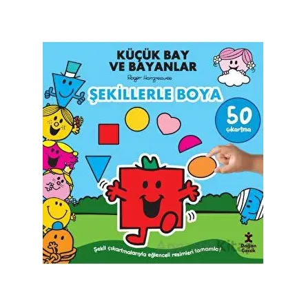 Küçük Bay ve Bayanlar Şekillerle Boya - Kolektif - Doğan Çocuk