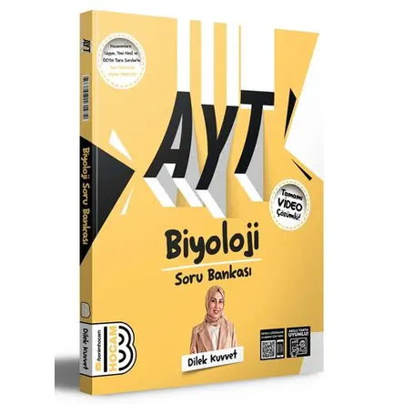 Benim Hocam AYT Biyoloji Tamamı Video Çözümlü Soru Bankası