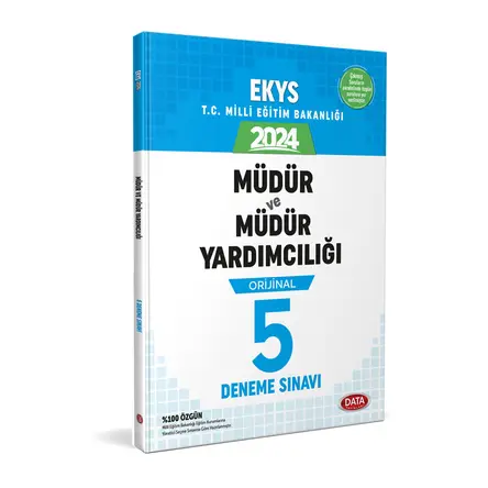 MEB EKYS Müdür ve Müdür Yardımcılığı 5 Deneme Sınavı Data Yayınları