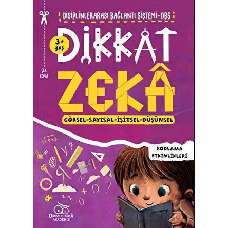 Dikkat Zeka 3+ Yaş - Savaş Özdemir - Dikkat ve Zeka Akademisi Yayınları
