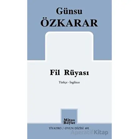 Fil Rüyası - Günsu Özkarar - Mitos Boyut Yayınları