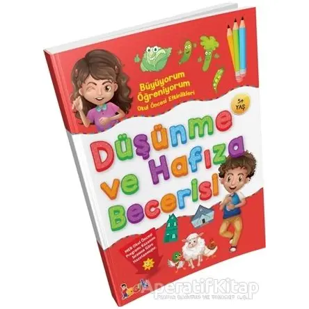 Büyüyorum Öğreniyorum Okul Öncesi Etkinlikleri Düşünme ve Hafıza Becerisi