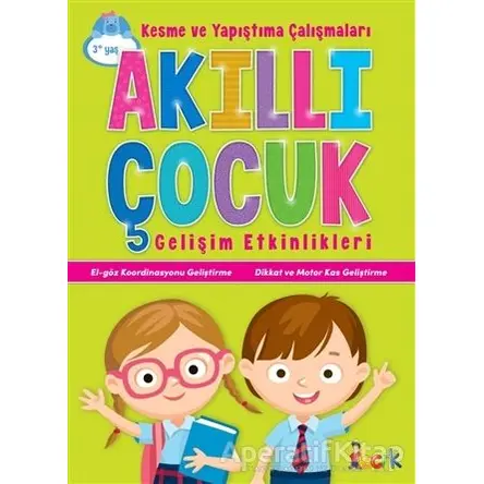 Kesme ve Yapıştırma Çalışmaları - Akıllı Çocuk - Kolektif - Bıcırık Yayınları