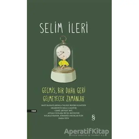 Geçmiş Bir Daha Geri Gelmeyecek Zamanlar (Tek Cilt) - Selim İleri - Everest Yayınları