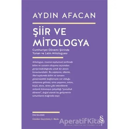 Şiir ve Mitologya - Aydın Afacan - Everest Yayınları