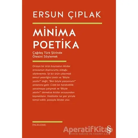 Minima Poetika - Ersun Çıplak - Everest Yayınları