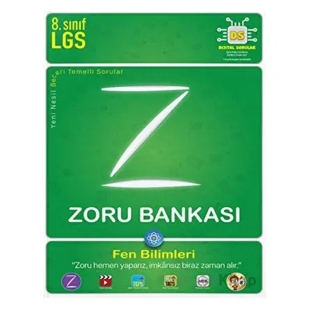 Tonguç 8. Sınıf Fen Bilimleri Zoru Bankası