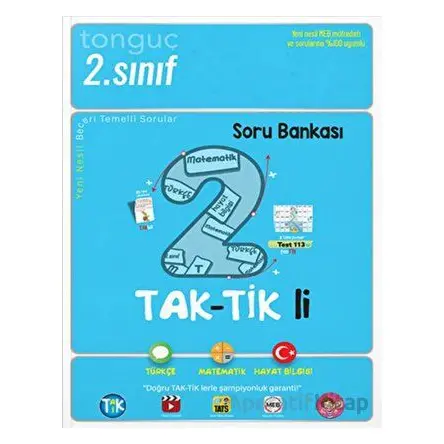 Tonguç 2. Sınıf Taktikli Tüm Dersler Soru Bankası