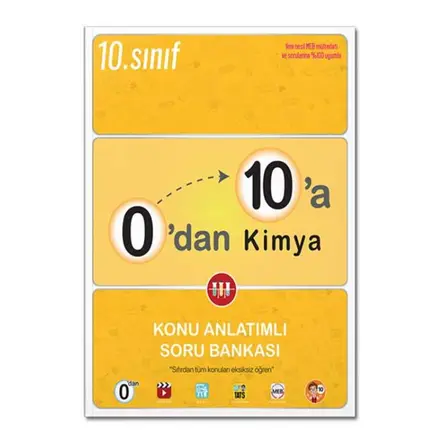 Tonguç 0’dan 10’a Kimya Konu Anlatımlı Soru Bankası