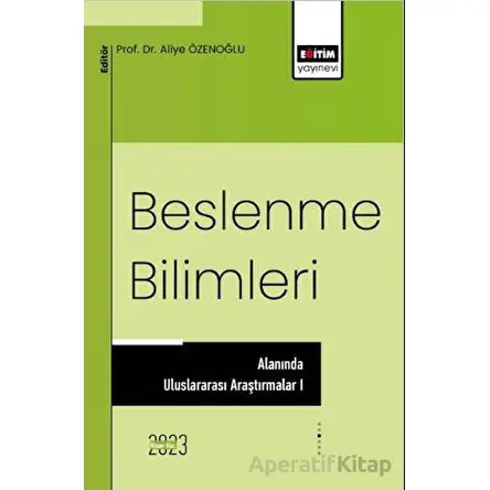 Beslenme Bilimleri Alanında Uluslararası Araştırmalar 1