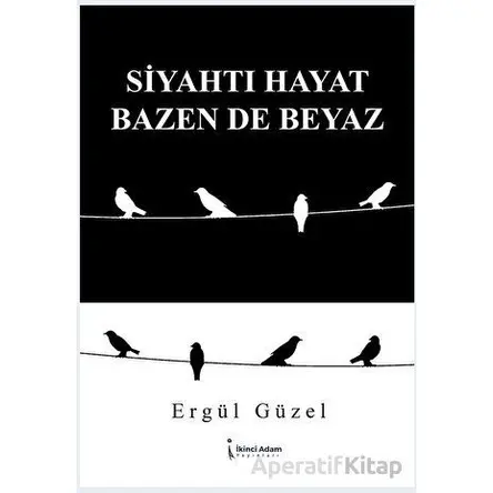 Siyahtı Hayat Bazen De Beyaz - Ergül Güzel - İkinci Adam Yayınları