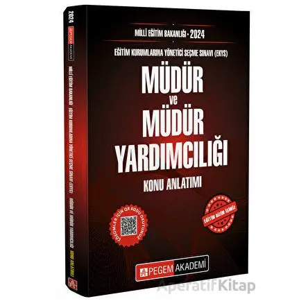 2024 MİLLİ EĞİTİM BAKANLIĞI (EKYS) Müdür Ve Müdür Yardımcılığı Konu Anlatımı