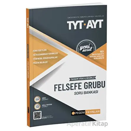 TYT-AYT Felsefe Grubu Soru Bankası - Kolektif - Pegem Akademi Yayıncılık