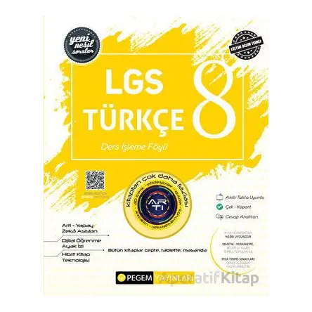 LGS Türkçe Ders İşleme Föyü - Kolektif - Pegem Akademi Yayıncılık