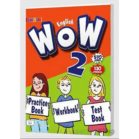 WOW English 2 Practice Book + Workbook + Test Book - Kolektif - Fenomen Yayıncılık