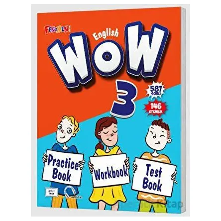 WOW English 3 Practice Book + Workbook + Test Book - Kolektif - Fenomen Yayıncılık