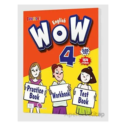 Wow 4 Practıce Book + Workbook + Test Book - Kolektif - Fenomen Yayıncılık