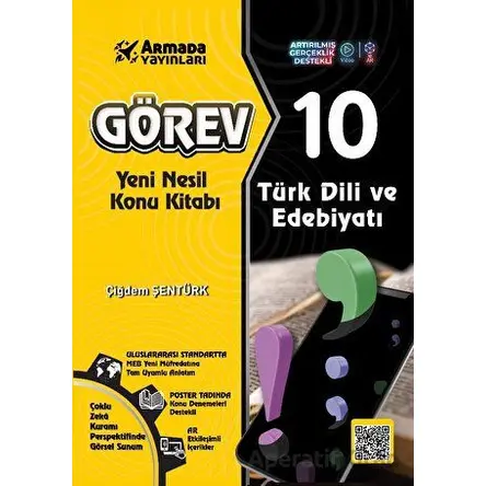 Görev 10 Türk Dili Ve Edebiyatı Yeni Nesil Konu Kitabı - Çiğdem Şentürk - Armada Yayınları