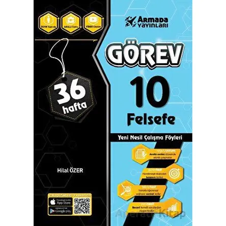 Görev 10 Felsefe Yeni Nesil Çalışma Föyleri - Hilal Özer - Armada Yayınları