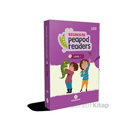 Redhouse Peapod Readers İngilizce Hikaye Seti 1 (Kutulu Ürün) - Kolektif - Redhouse Yayınları