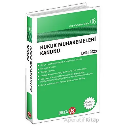Hukuk Muhakemeleri Kanunu - Kolektif - Beta Yayınevi