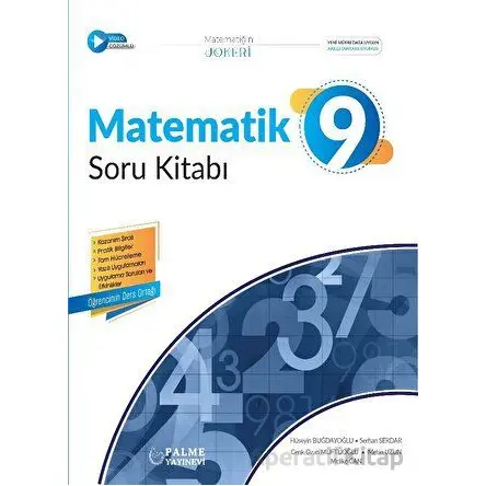 9. Sınıf Matematik Soru Bankası Kitabı - Serhan Serdar - Palme Yayıncılık