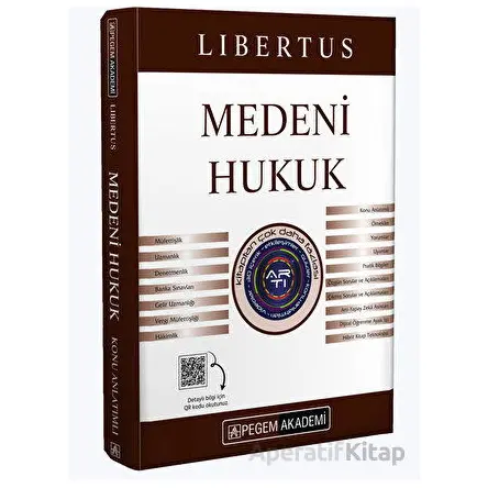 KPSS A Grubu Medeni Hukuk Konu Anlatımlı - Kolektif - Pegem Akademi Yayıncılık