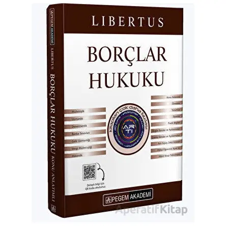 KPSS A Grubu Borçlar Hukuku Konu Anlatımlı - Kolektif - Pegem Akademi Yayıncılık