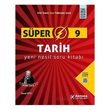 Süper 9 Tarih Yeni Nesil Soru Kitabı - Kolektif - Armada Yayınları
