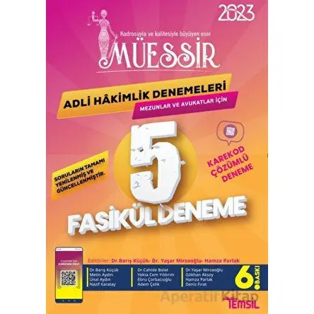 Müessir Adli Hakimlik Cevaplı Denemeleri-2023 - Kolektif - Temsil Kitap