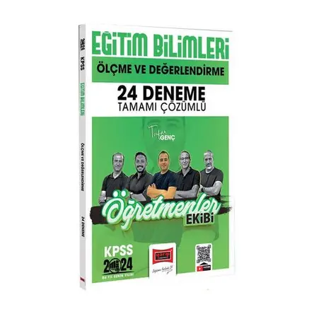 Yargı Yayınları 2024 KPSS Ölçme ve Değerlendirme Tamamı Çözümlü 24 Deneme
