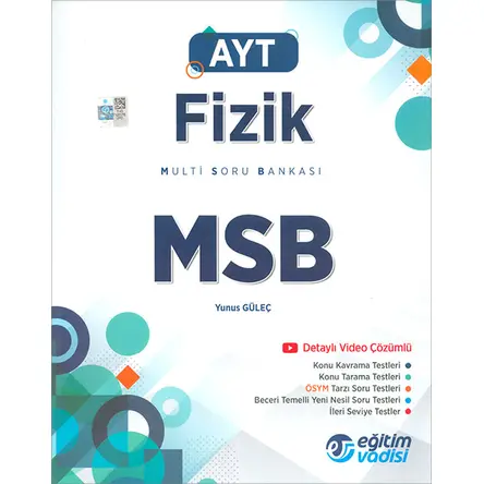 AYT Fizik MSB Multi Soru Bankası Eğitim Vadisi
