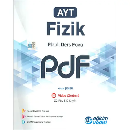 AYT Fizik PDF Planlı Ders Föyü Eğitim Vadisi