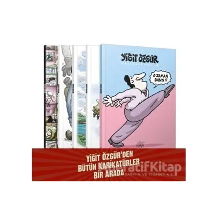 Bütün Karikatürler Set - 5 Kitap Takım - Yiğit Özgür - Nemesis Kitap