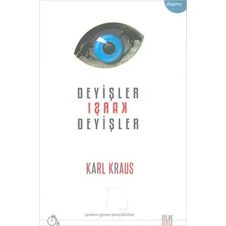 Deyişler Karşı Deyişler - Karl Kraus - Aylak Adam Kültür Sanat Yayıncılık
