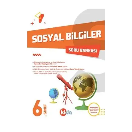 6.Sınıf Sosyal Bilgiler Soru Bankası Kida Kitap