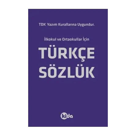 Türkçe Sözlük (TDK Uyumlu) Kida Kitap