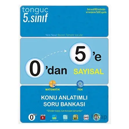 Tonguç 0’dan 5’e Sayısal Konu Anlatımlı Soru Bankası