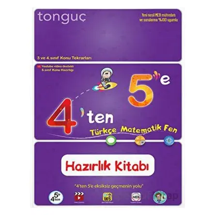Tonguç Akademi 4`ten 5`e Hazırlık Kitabı