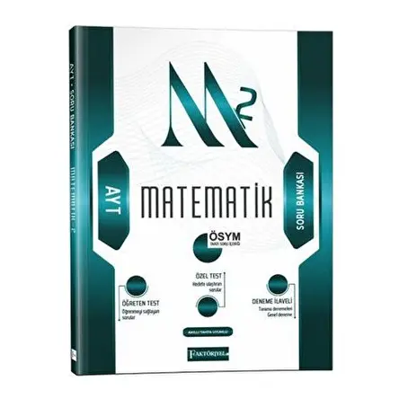 AYT Matematik Soru Bankası - Faktöriyel Yayınları