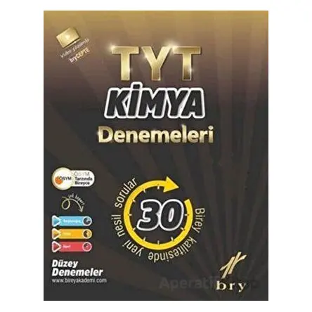 TYT Kimya Denemeleri 30 lu Birey Yayınları
