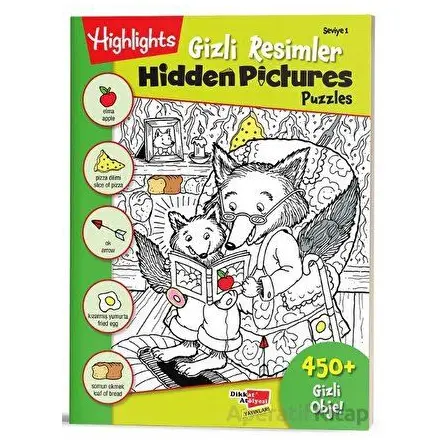 Hidden Pictures Gizli Resimler Seviye 1 - Kolektif - Dikkat Atölyesi Yayınları